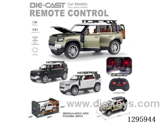 1:22 RC Land Rover Defender alloy Model with Spray included battery