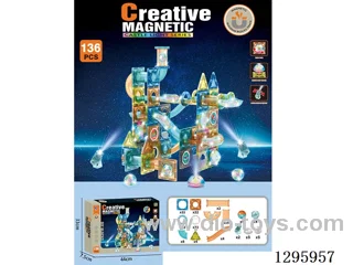 Castle Light-Up Magnetic Tiles 136PCS