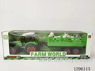 Inertia Farm Truck Towing Cows, Horses, and Sheep 2 colors