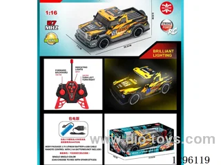 1:16 4ch RC Race Car with light(27 MHz, included battery)