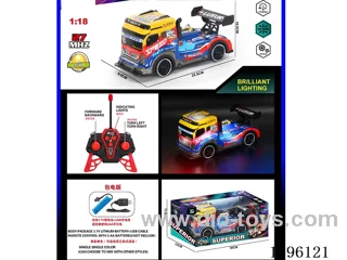1:18 4ch RC Car with Lights (27 MHz, included battery)