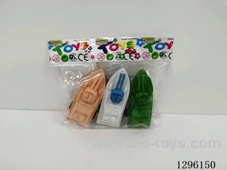 Pull-Back Boats 3PCS