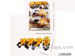 Pull-Back Construction Truck 4 mixed