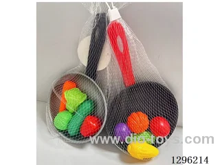 Small Pots with Vegetables and Fruits