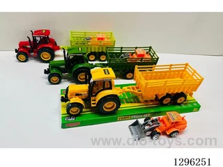 Inertia Farmer’s Cart Towing a Construction Vehicle 3 colors