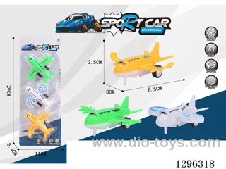 3 Pull Back Airplanes
