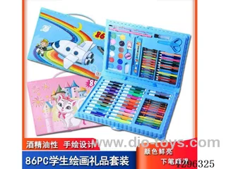 86PCS PVC Art Set