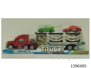 Inertia Solid-Color Double-Deck Tractor-Trailer