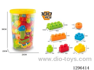 100PCS Building Blocks