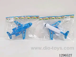 Pull-String Police Plane 2 colors