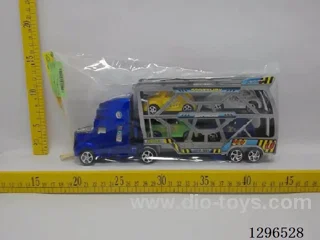Inertia Three-Tier Tractor-Trailer 2 colors + 4 free wheel cars