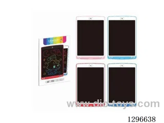 4-color 12-inch ABS LCD writing board, color screen (included battery: CR2025)