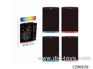 4-color 10-inch ABS LCD writing board, color screen (included battery: CR2025)