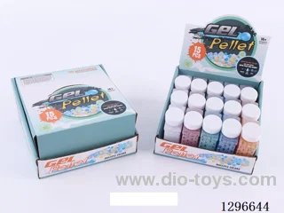 Water Blasts 7-8mm, Small Square Bottle, 300 Pieces (Assorted Colors), 15PCS