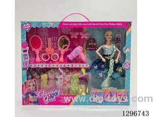 11.5-inch Solid-Body Big-Foot Articulated Barbie