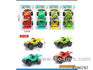 Pull-Back Off-Road Car (4 Solid Colors)