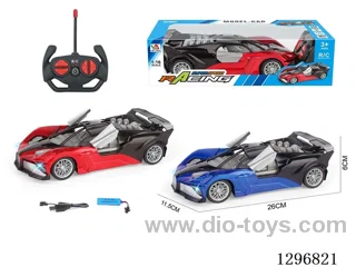 1:16 4ch Opening-Door Bugatti RC Car (included battery)