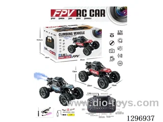 1:18 Off-Road Climbing RC Car (Screen-Controlled + Spray Function)