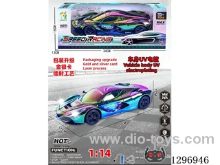 1:14 4ch RC Car with Headlights included battery