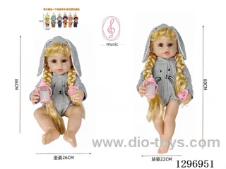 24 inch (60 cm) Eco-Friendly, Skin-Like Reborn Doll with IC Touch Sensors and Voice Function—Fully Soft, Realistic Rubber Baby Doll (Both Feet Are Stuffed with Cotton)