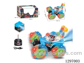 Spray/Light & Music RC Stunt Car 4 colors