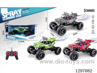 5ch RC Climbing Car with Spray (Includes Li-ion Battery + USB)3 colors