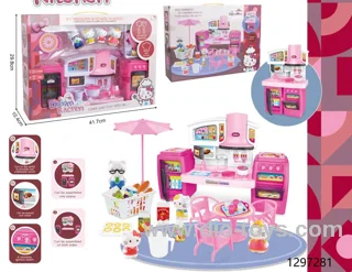kitchen set with light and sound