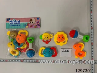 Baby Teether Rattle 5PCS