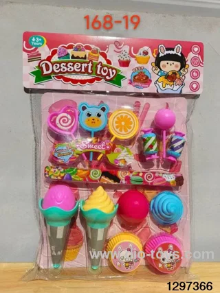 Desserts in pvc  bag
