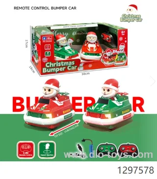 2.4Ghz Santa Claus RC Xmas Bumper Car