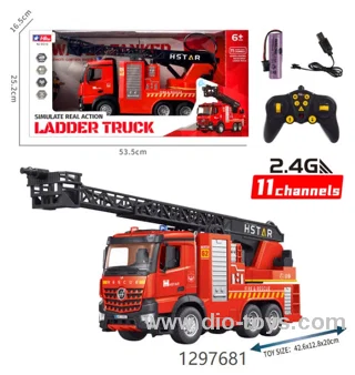 11 Channels 2.4G Expert Remote Control Fire Engine Truck