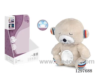 Soothing Nap Night Light & Projection Plush (Otter)