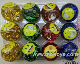 6.5cm bouncy balls in display box