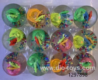 6.5cm bouncy balls in display box