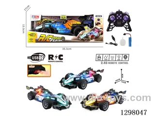 PVC F1 RC Race Car, Battery Included, 3 Colors