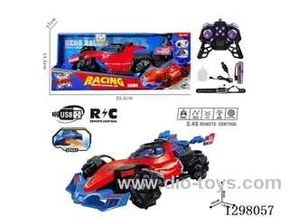PVC F1 RC Stunt Car with Watch, Battery Included