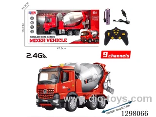 9ch RC Mixer Truck, Battery Included