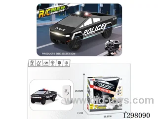 RC Tesla Police Car (Black, Battery Included)