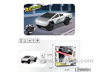 RC Tesla Car (Silver, Battery Included)