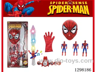 Spider Light-Up & Music Sword with Light-Up Mask, Launcher, and Gloves