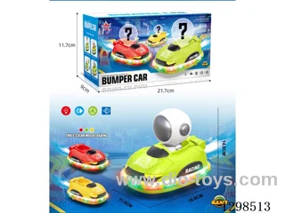 B/O Astronaut Bumper Car W L/M/spray