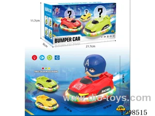 B/O Captain America Bumper Car W L/M/spray
