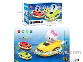 B/O KT Cat Bumper Car W L/M/spray