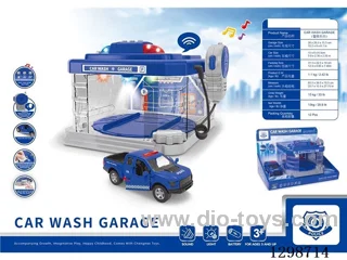 Walkie-Talkie Spray Car Wash Garage (Police Series)free wheel car