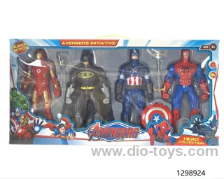 Iron Man, Batman, Captain America, Spider-Man