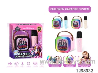 Demon Hunter Girls Karaoke Bluetooth Speaker (Single Microphone)