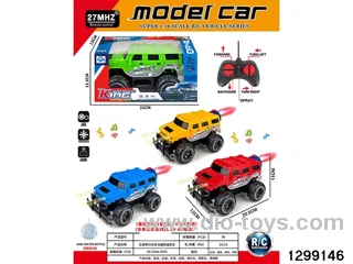 4-channel LED light off-road Hummer remote control car