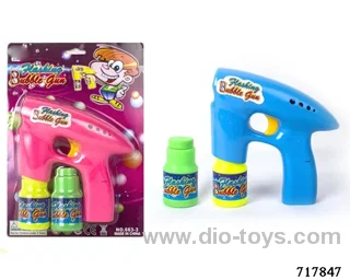Bubble Gun with light/100ML bubble water not included battery