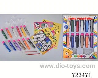 20 pieces of children's sand painting set handmade DIY making hands-on educational toys