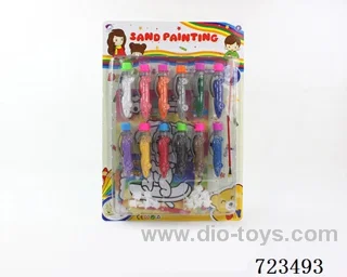 20 children's car sand painting set handmade DIY making hands-on educational toys